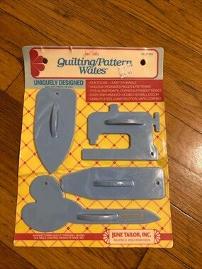 Vintage June Tailor Deco Pattern Weights Sewing Craft Supply Wall Decor New